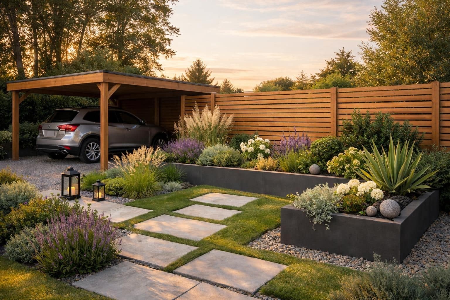 découvrez notre abri voiture en bois alliant élégance naturelle et protection durable pour votre véhicule. un choix esthétique et écologique qui valorise votre extérieur.