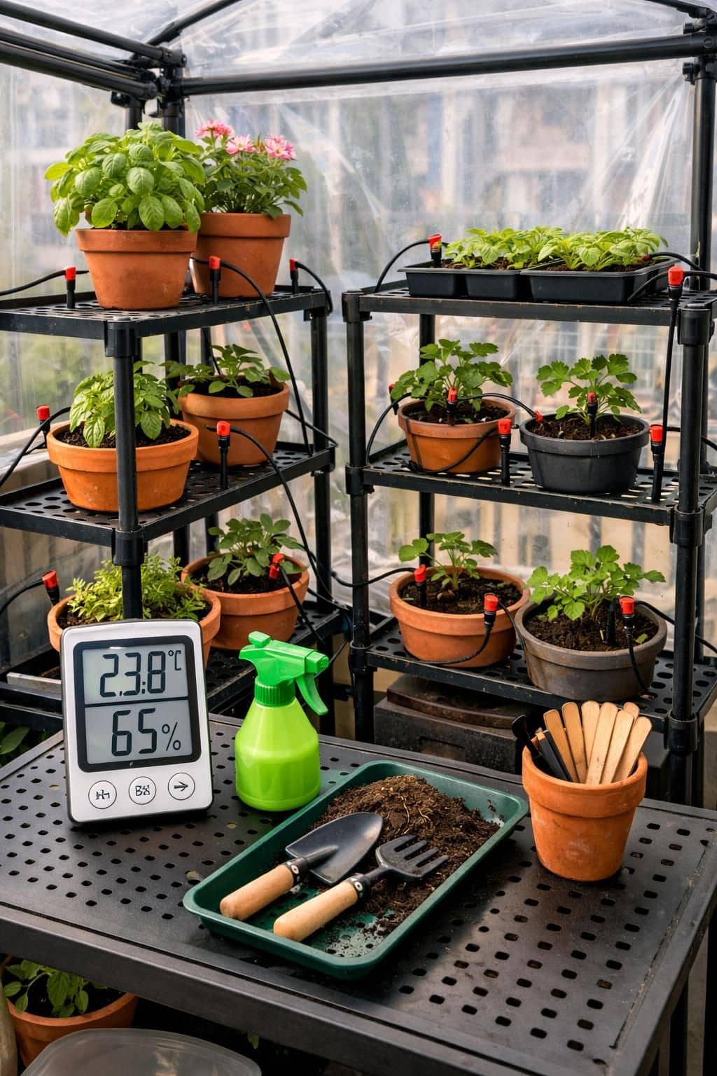 découvrez comment aménager et entretenir une serre de balcon pour cultiver un jardin urbain florissant, même en espace restreint.