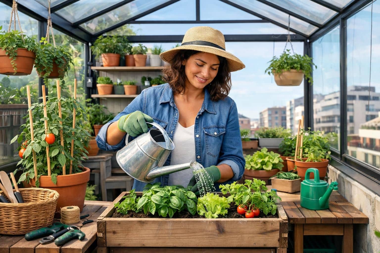 découvrez comment créer et entretenir une serre de balcon pour cultiver facilement votre jardin urbain toute l'année.