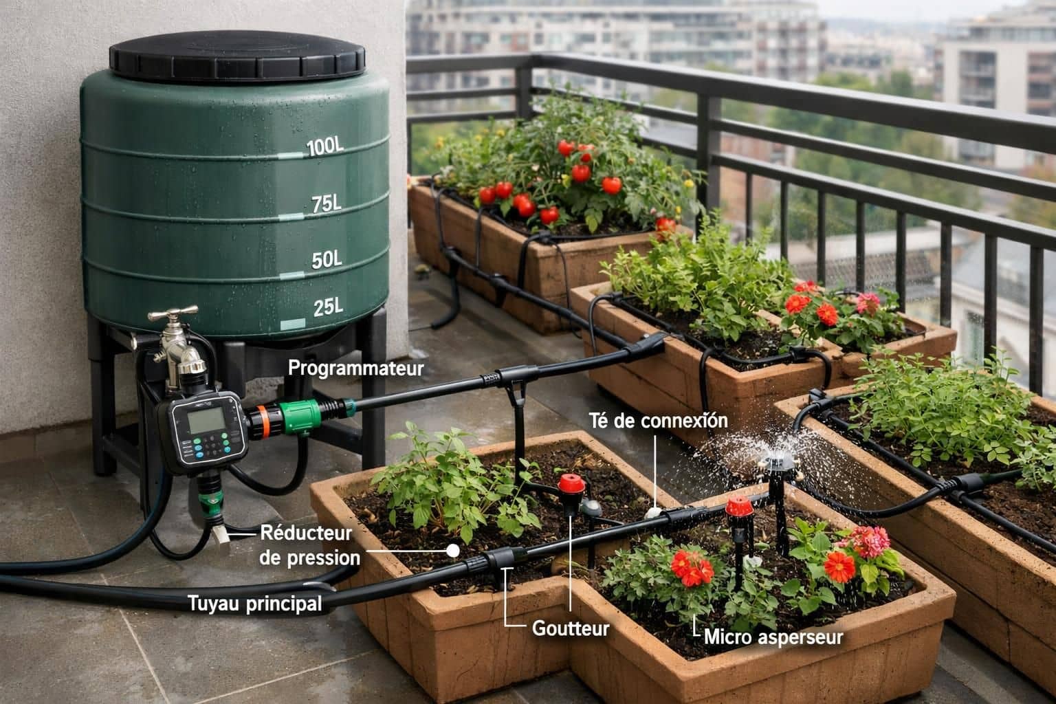 découvrez les astuces essentielles pour aménager un potager florissant sur votre balcon et profiter de légumes frais même en ville.