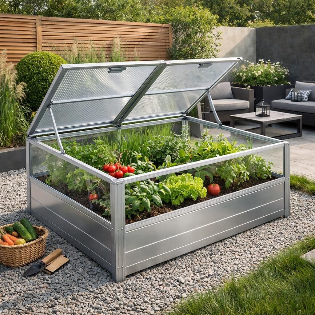 découvrez notre sélection des meilleurs carrés potagers sous serre pour réussir vos cultures toute l'année. modèles incontournables pour un jardinage facile et productif.