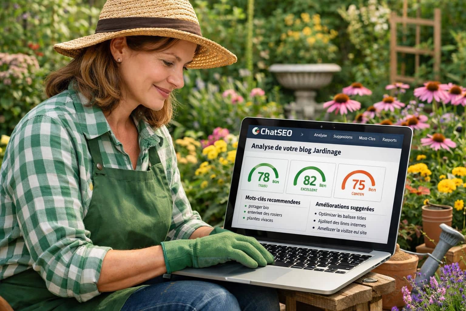 découvrez chatseo jardinage : identifiez rapidement les contenus à fort potentiel sans perdre des heures en analyse, pour optimiser votre stratégie seo efficacement.
