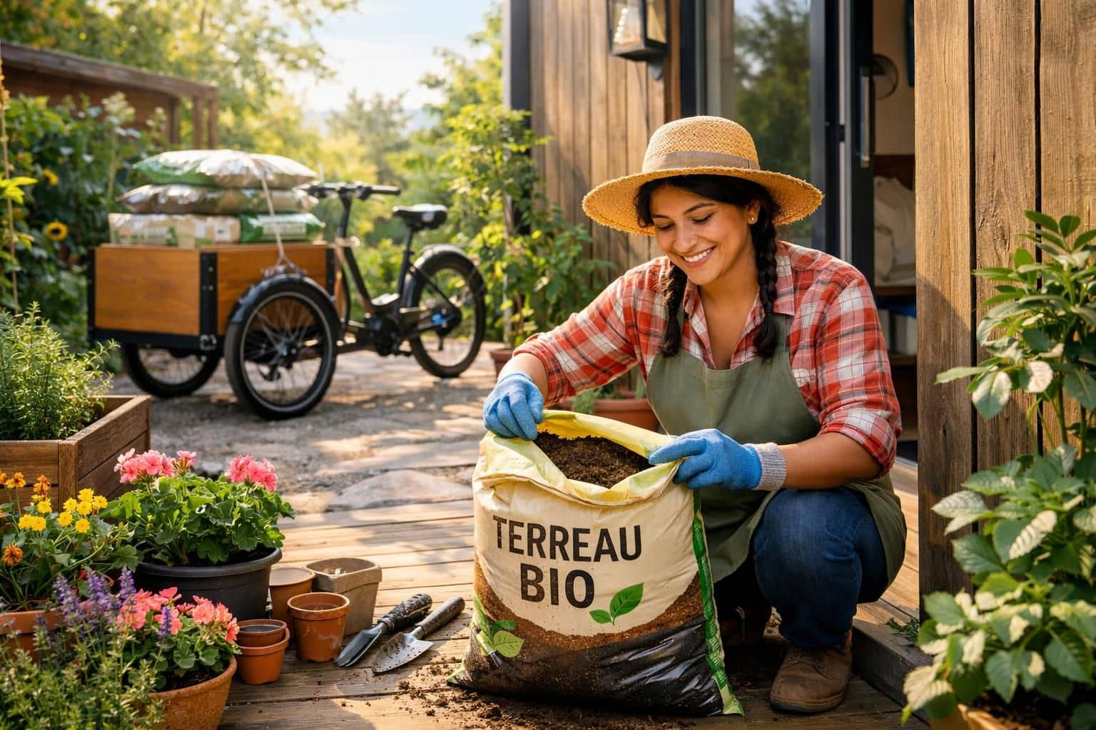 commandez facilement vos sacs de terreau bio en ligne et profitez d'une livraison rapide directement à votre domicile pour un jardinage naturel et efficace.