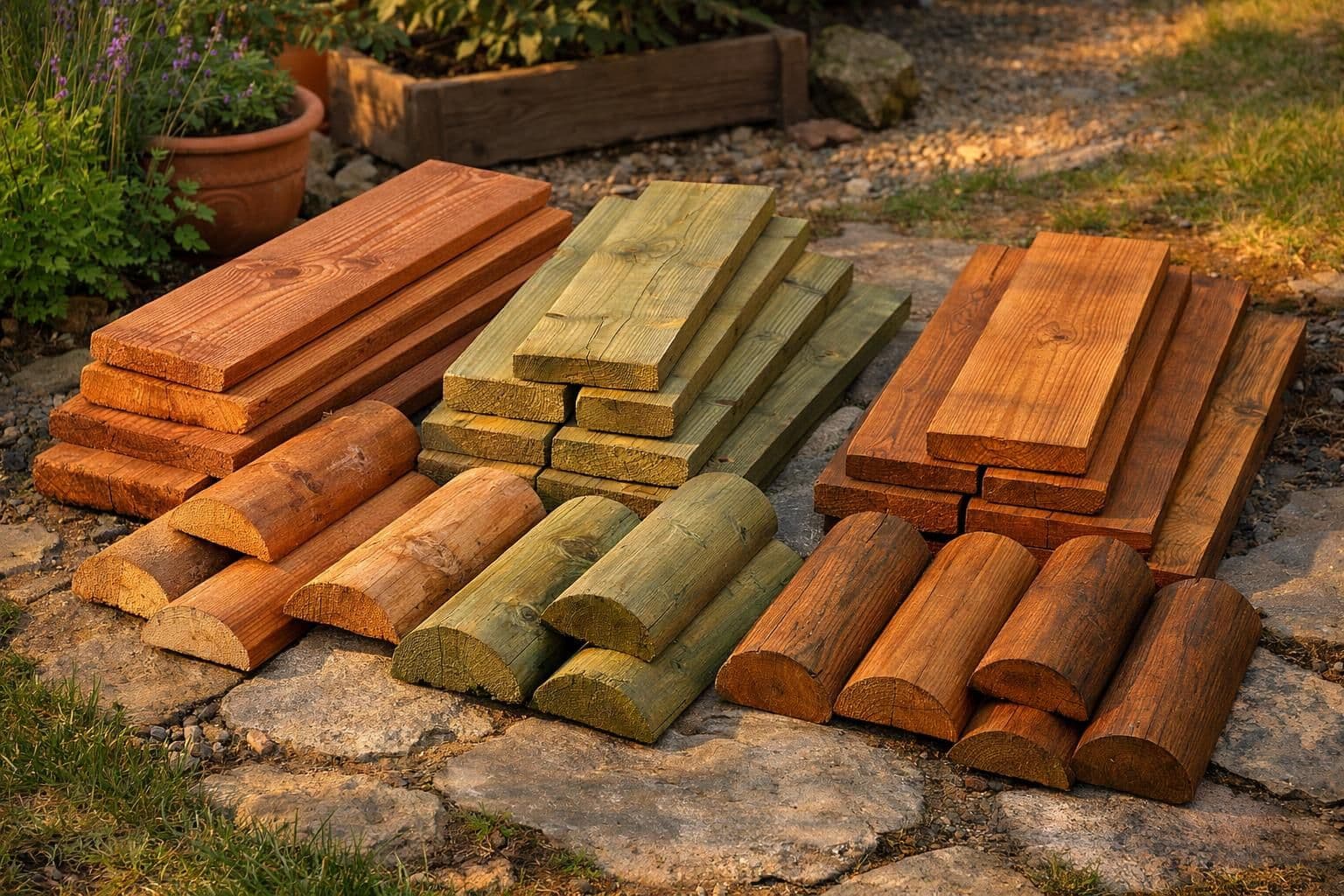 apprenez à créer une bordure de jardin élégante et naturelle en bois pour sublimer vos espaces verts avec un style authentique et durable.