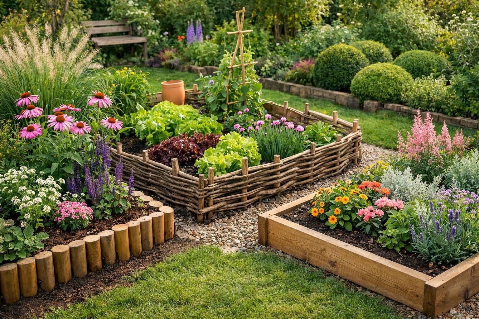 apprenez à créer une bordure de jardin élégante et naturelle en bois pour valoriser vos espaces verts avec style et simplicité.