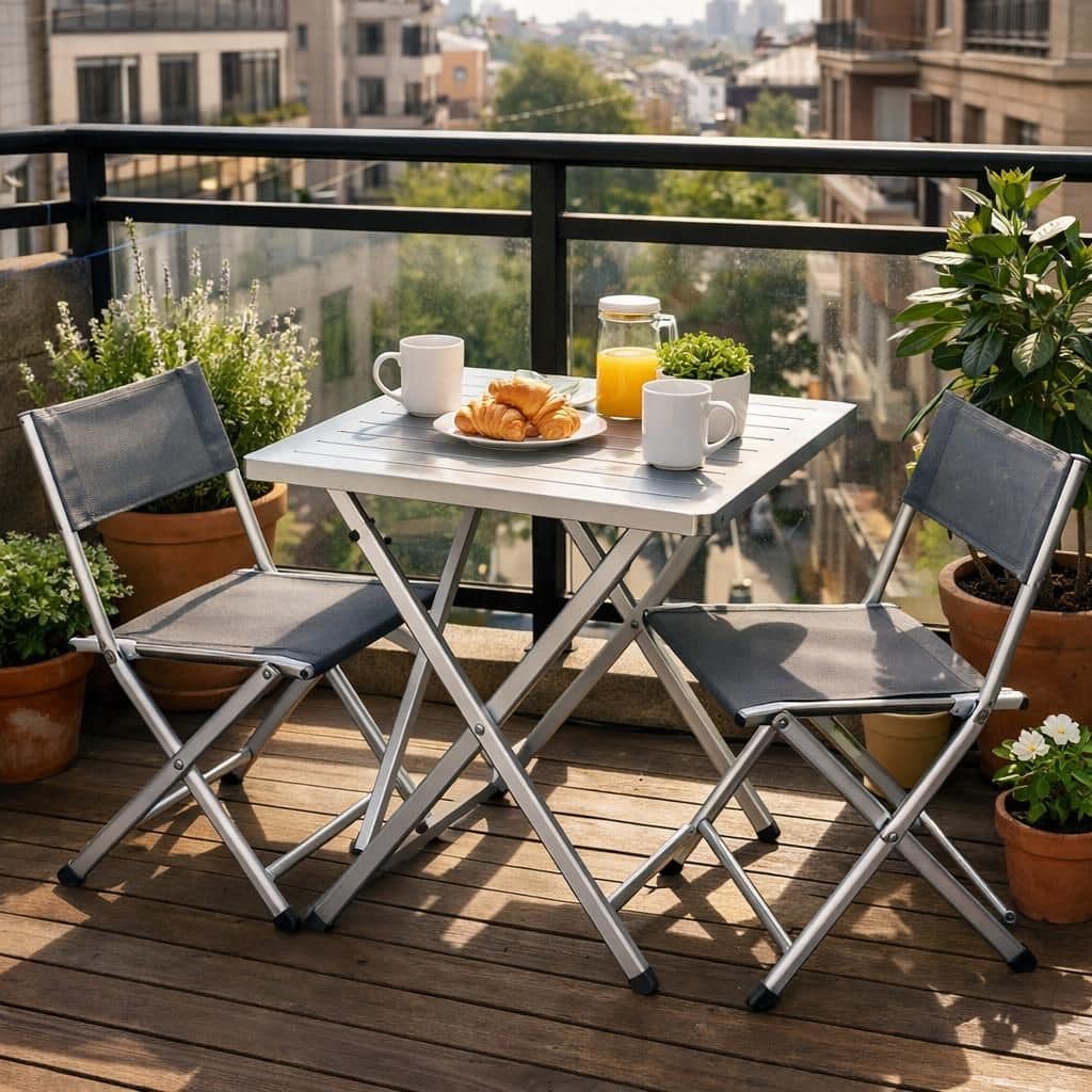 découvrez notre table de jardin pliante alliant praticité et style, idéale pour optimiser vos espaces extérieurs en toute simplicité.