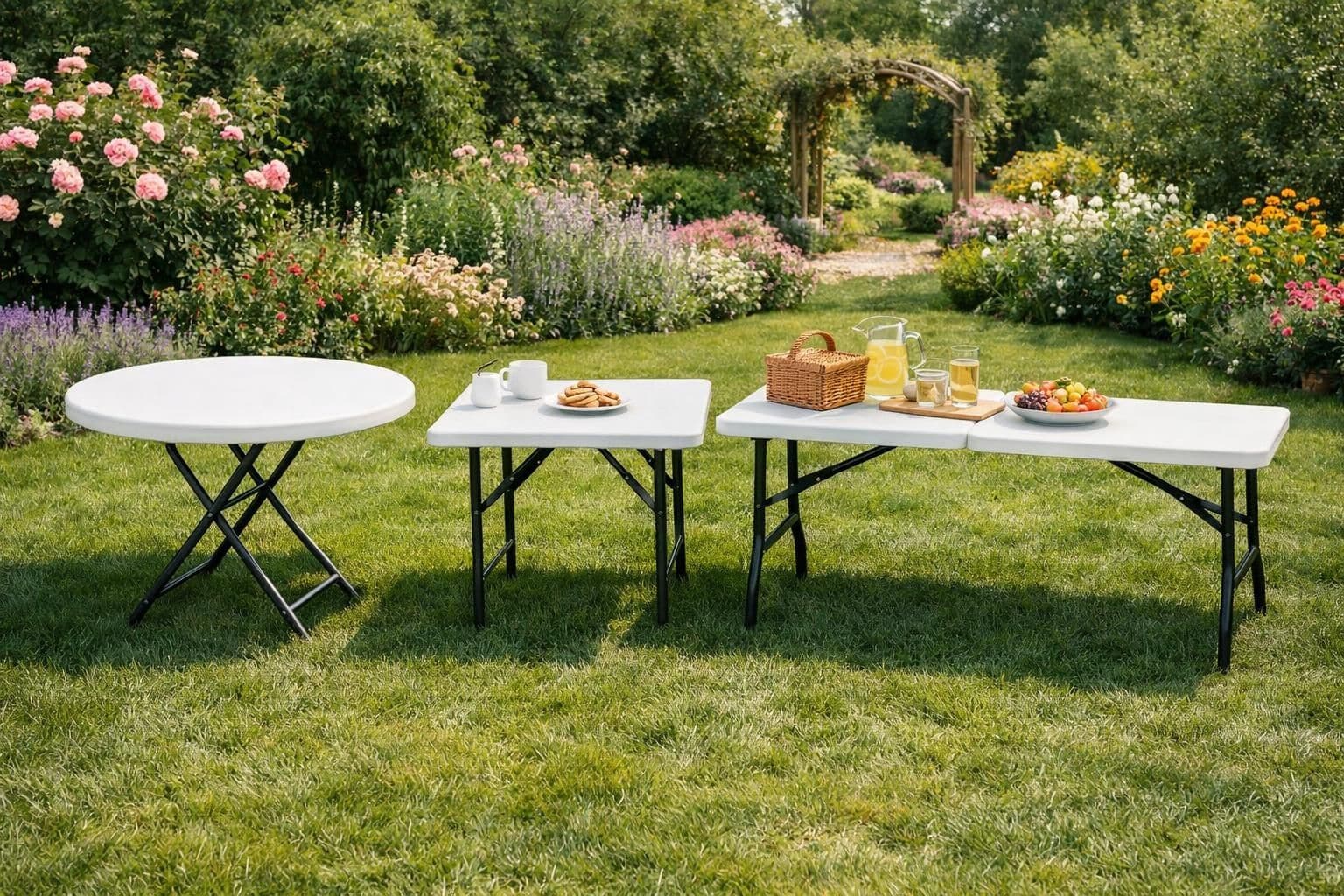 découvrez notre table de jardin pliante alliant praticité et style, idéale pour aménager vos espaces extérieurs avec élégance et fonctionnalité.
