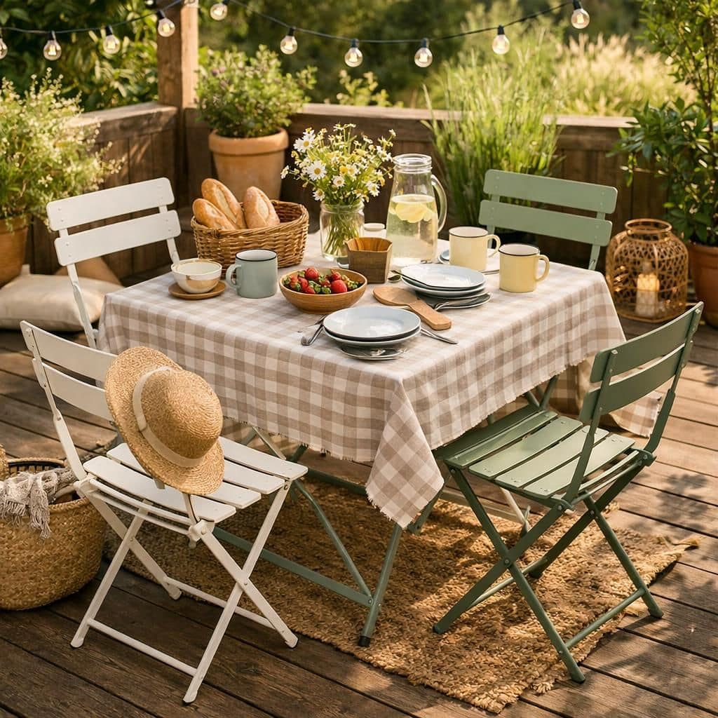 découvrez la table de jardin pliante alliant praticité et style, idéale pour optimiser vos espaces extérieurs avec élégance et confort.