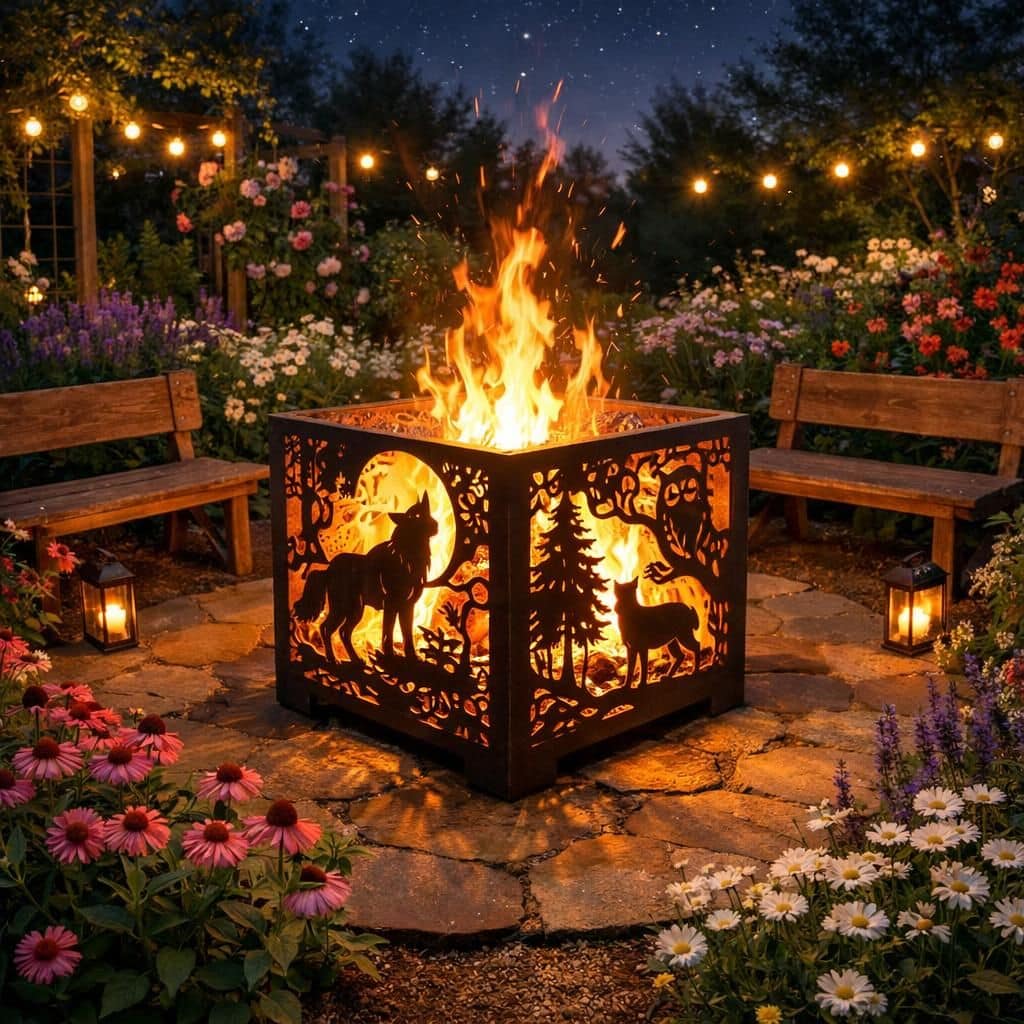 découvrez nos braseros carrés alliant esthétique et fonctionnalité, parfaits pour réchauffer et embellir vos soirées en plein air.
