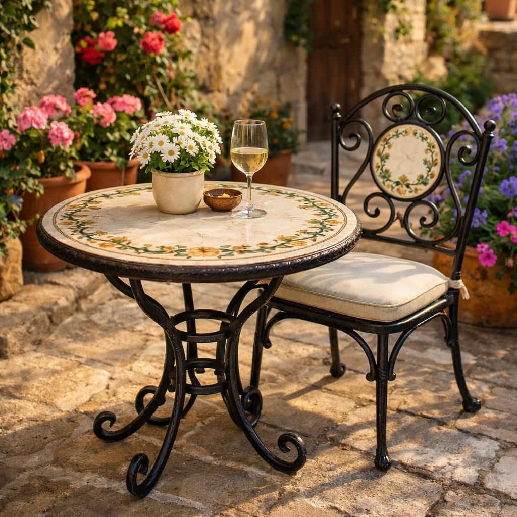 découvrez notre sélection de tables de jardin rondes alliant élégance et convivialité, parfaites pour profiter de vos repas en plein air avec famille et amis.