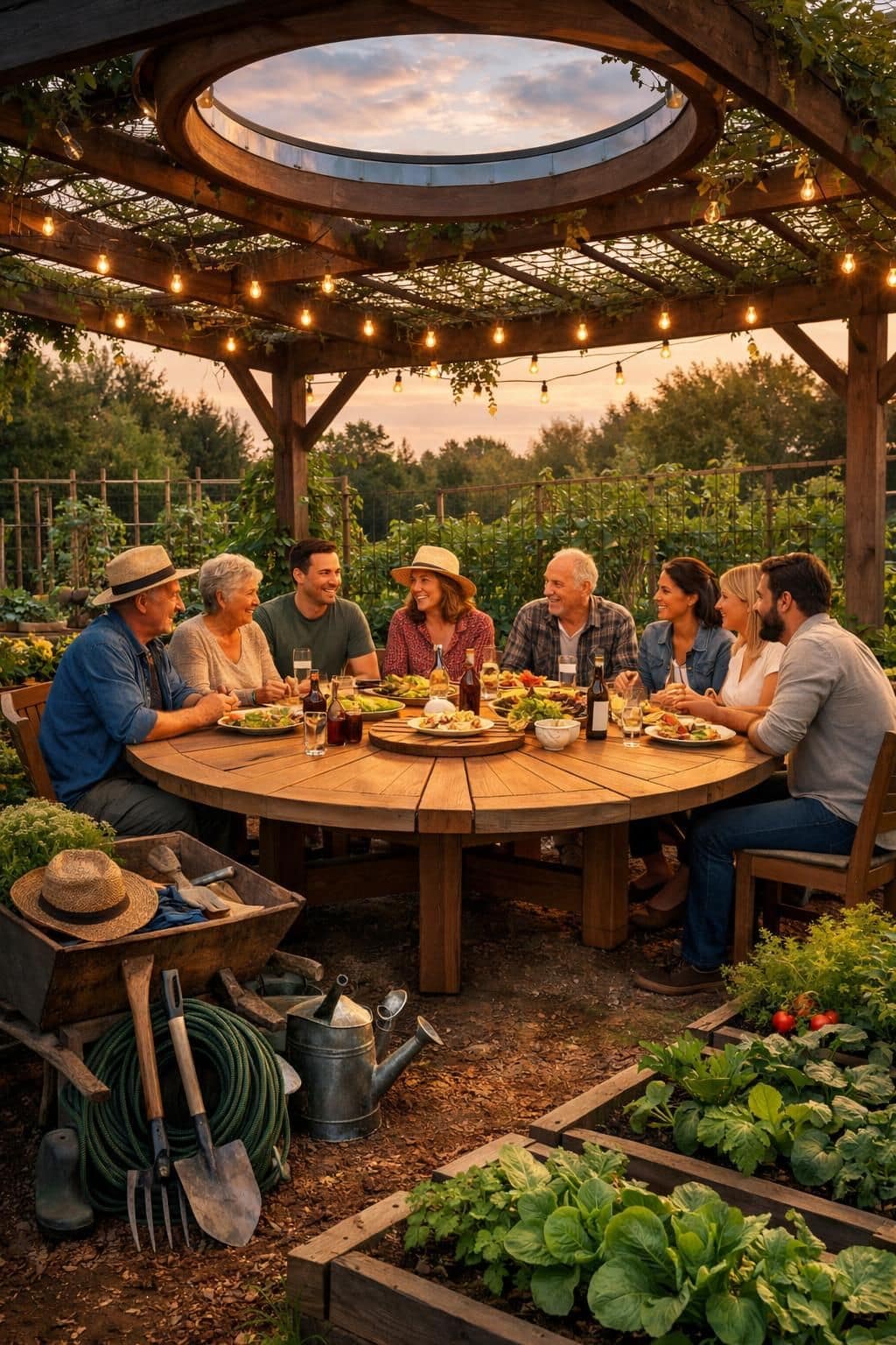 découvrez notre collection de tables de jardin rondes alliant élégance et convivialité, parfaites pour profiter de moments chaleureux en plein air avec famille et amis.