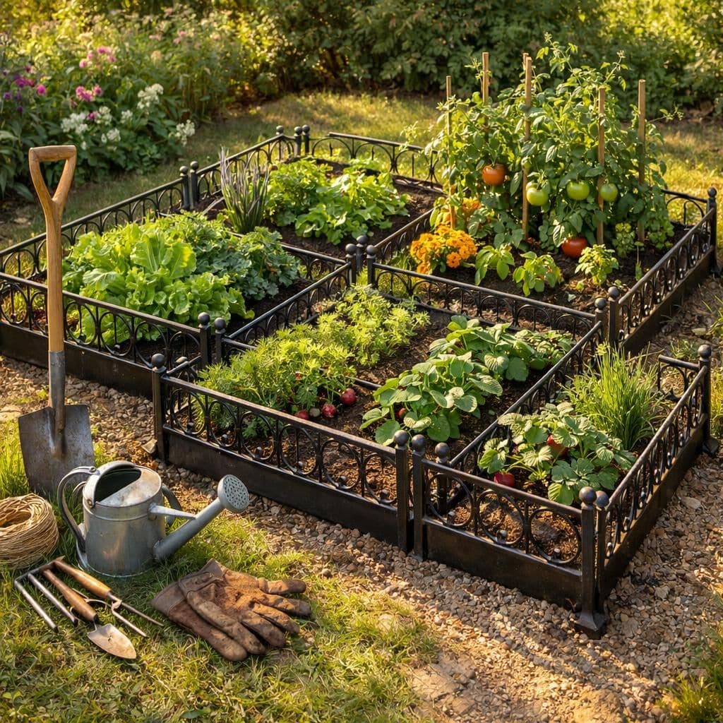 découvrez l'élégance et la robustesse des bordures en fer forgé, parfaites pour sublimer et protéger vos espaces avec style et durabilité.