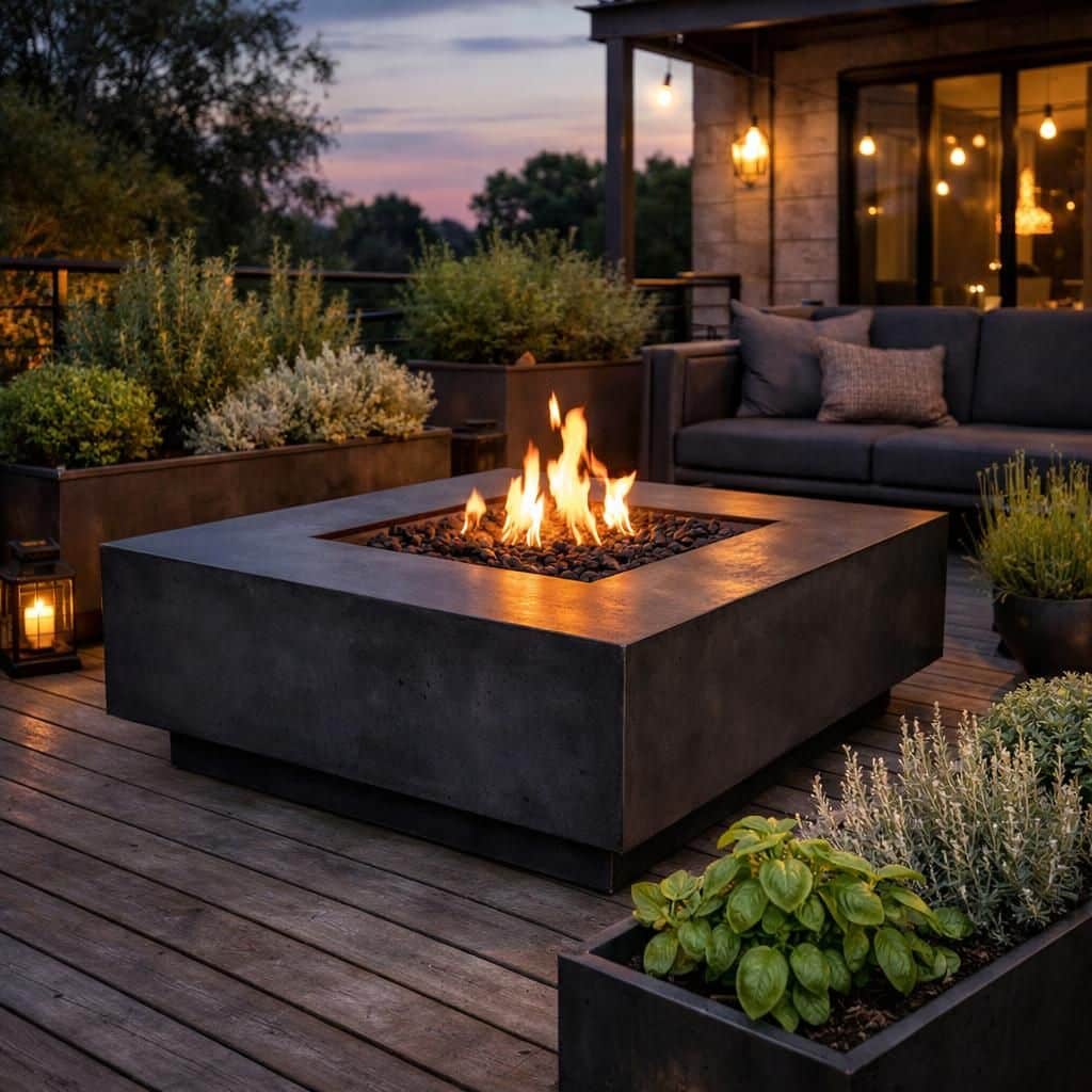 découvrez la table brasero, l'alliance parfaite entre convivialité et chaleur pour des moments partagés en toute convivialité, à l'intérieur comme à l'extérieur.