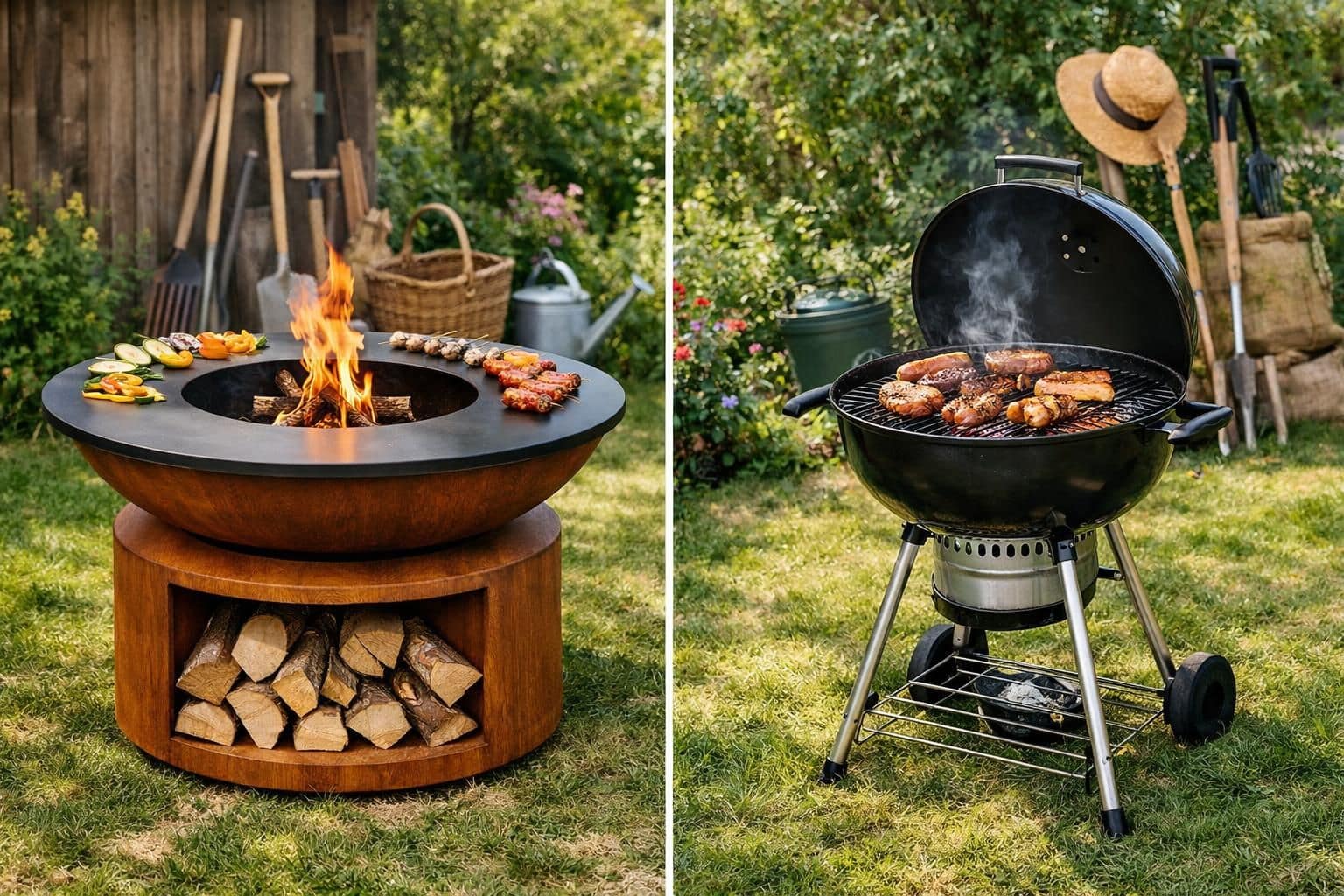découvrez le braséro barbecue, l'alliance parfaite entre chaleur conviviale et saveurs grillées pour des moments inoubliables entre amis ou en famille.