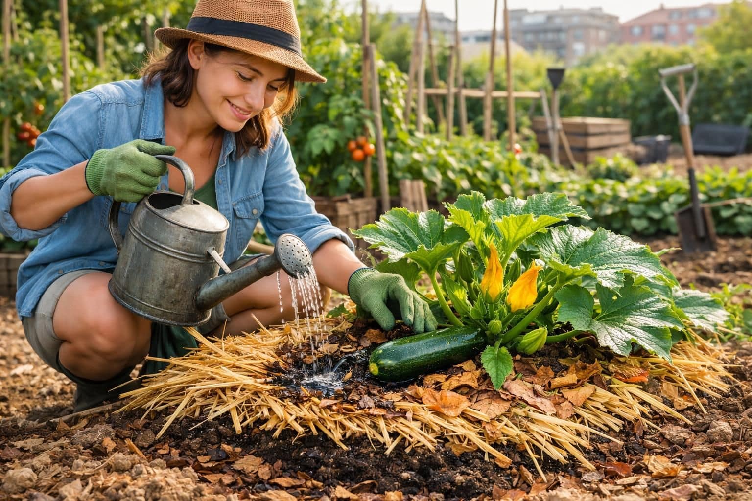 découvrez comment utiliser le paillage pour protéger et nourrir vos plants de courgettes, favoriser leur croissance et obtenir une récolte abondante et saine grâce à notre guide complet.
