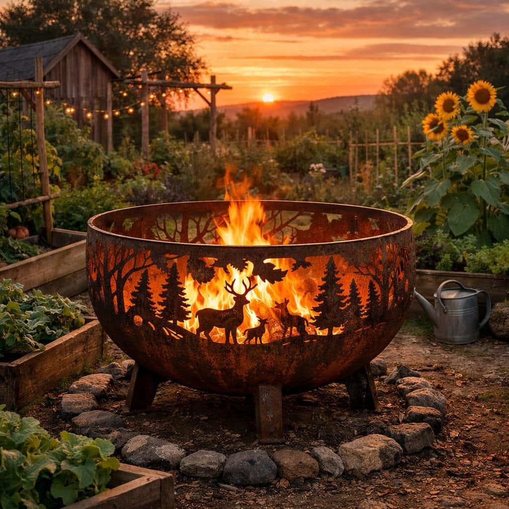 découvrez nos braseros de terrasse alliant ambiance chaleureuse et design élégant pour sublimer votre espace extérieur toute l'année.