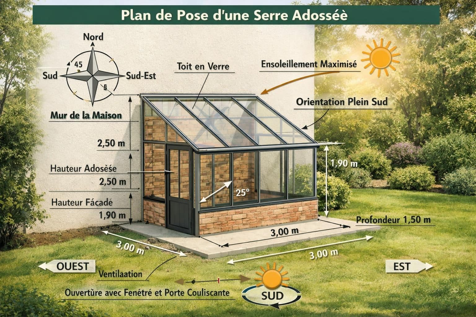 découvrez comment optimiser votre espace extérieur avec une serre de jardin adossée, alliant praticité et esthétisme pour cultiver vos plantes toute l'année.