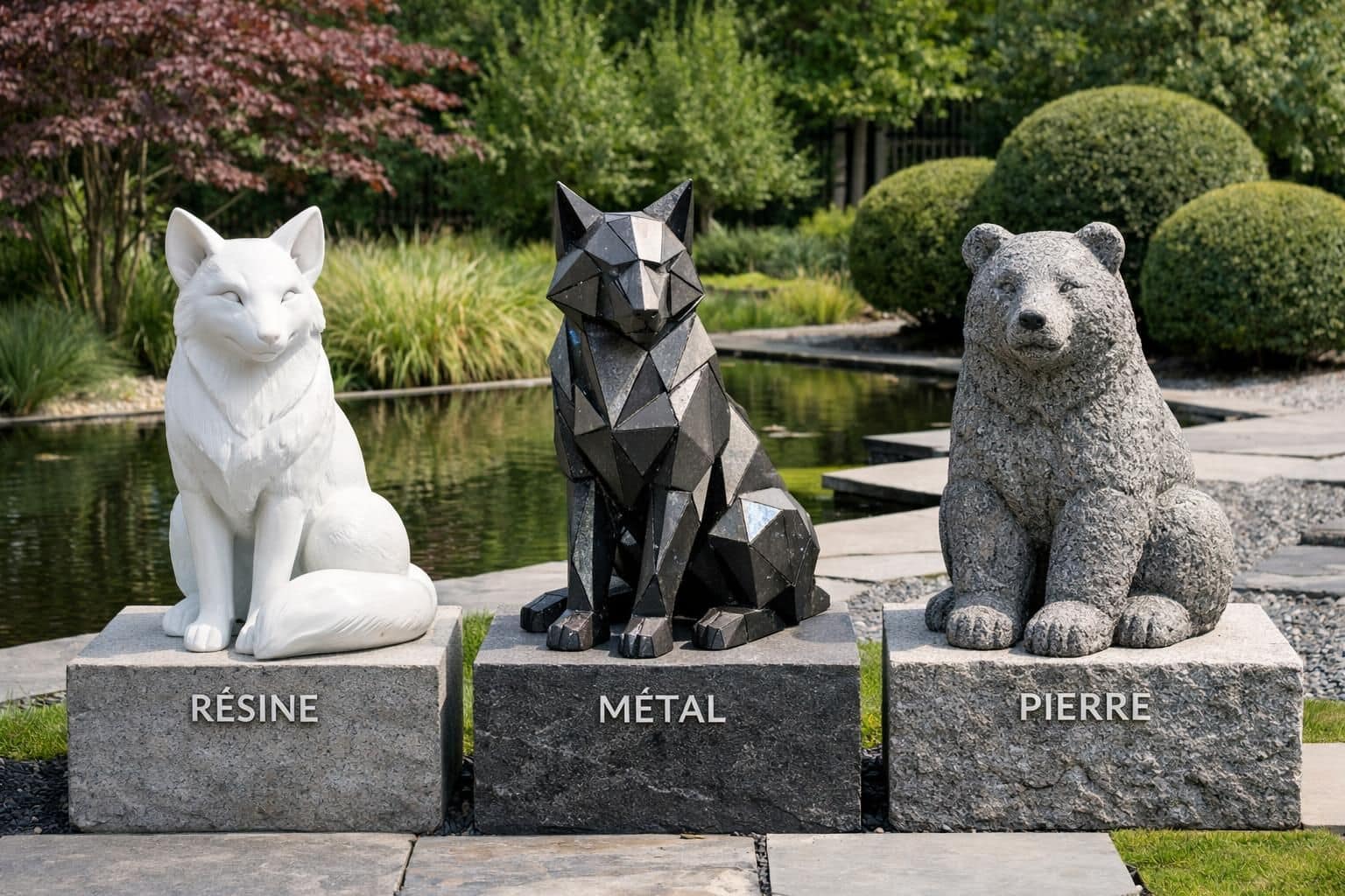 découvrez nos sculptures d'animaux en résine alliant art et réalisme, idéales pour sublimer votre intérieur avec élégance et authenticité.
