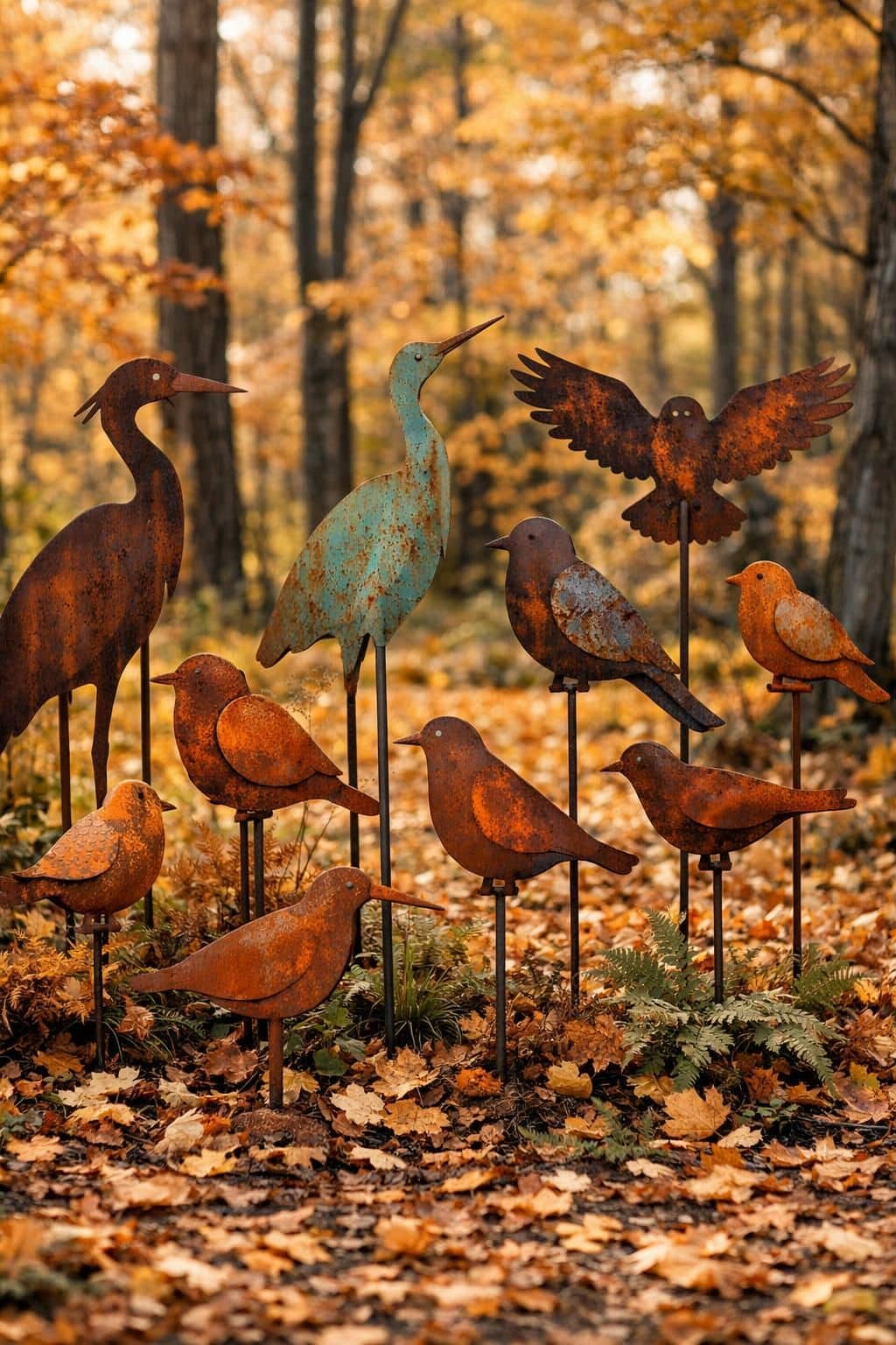 découvrez nos sculptures métalliques d'animaux, des décorations élégantes et durables pour sublimer et personnaliser votre jardin avec une touche artistique.