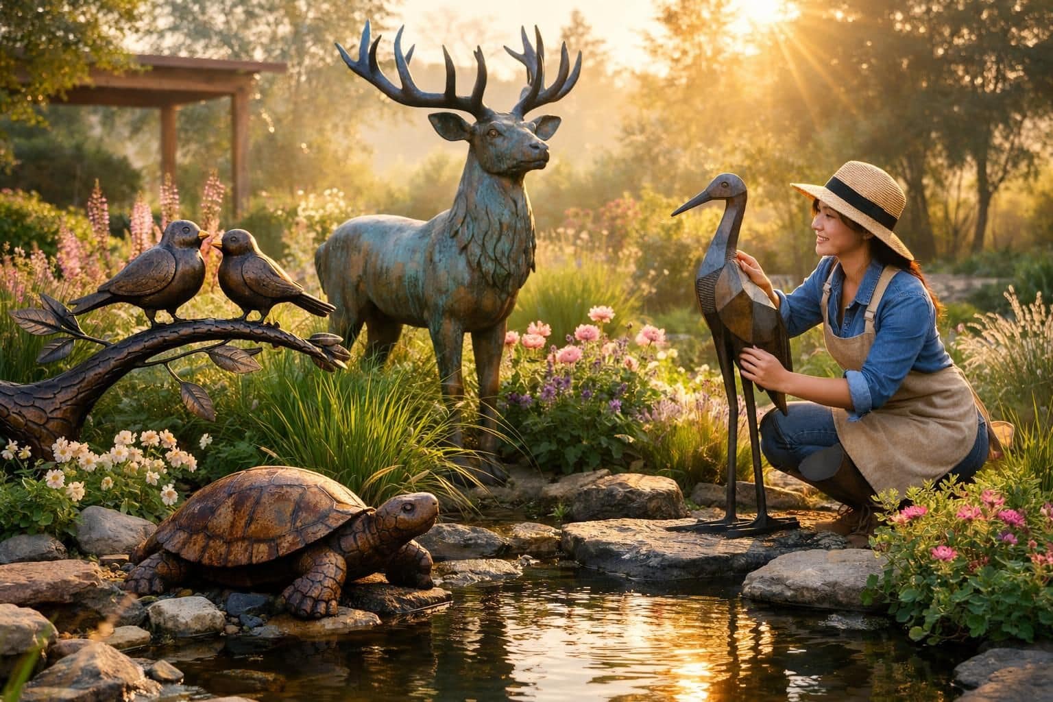 découvrez nos sculptures métalliques d'animaux pour apporter une touche d'élégance et d'originalité à votre jardin. idéales pour sublimer votre espace extérieur avec style et créativité.