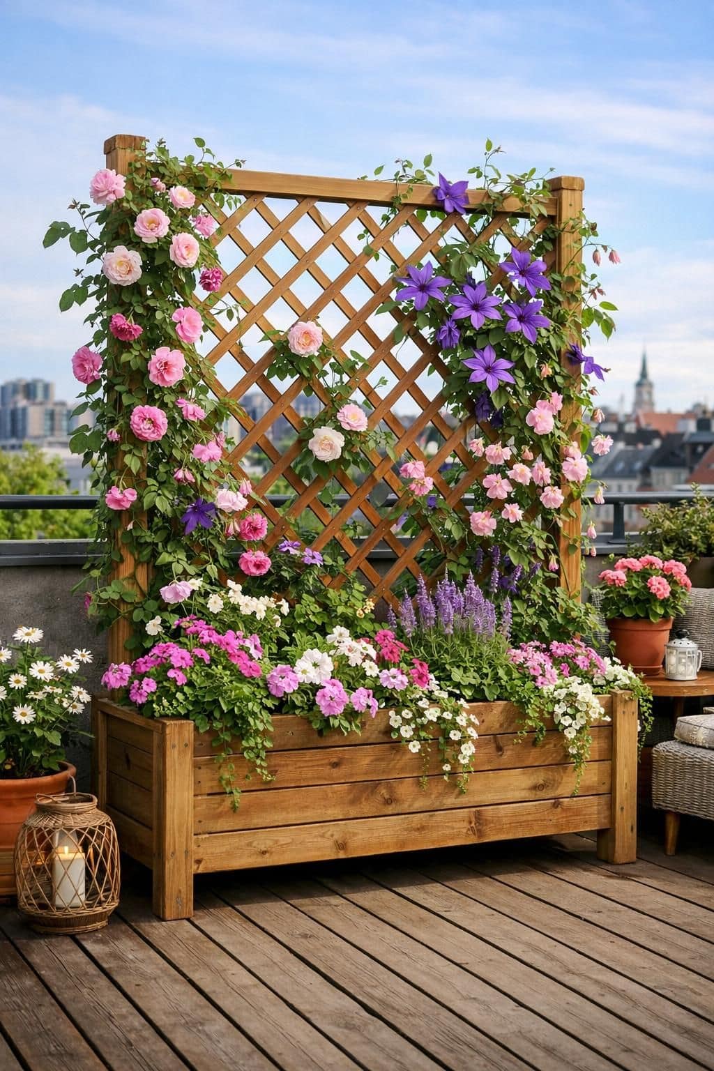 découvrez nos jardinières élégantes avec treillis intégrés pour sublimer vos espaces verts et apporter une touche raffinée à votre jardin ou balcon.