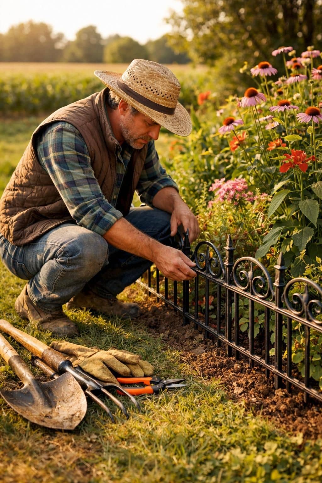 apportez élégance et durabilité à votre jardin avec nos bordures en métal, parfaites pour sublimer et délimiter votre espace vert avec style.