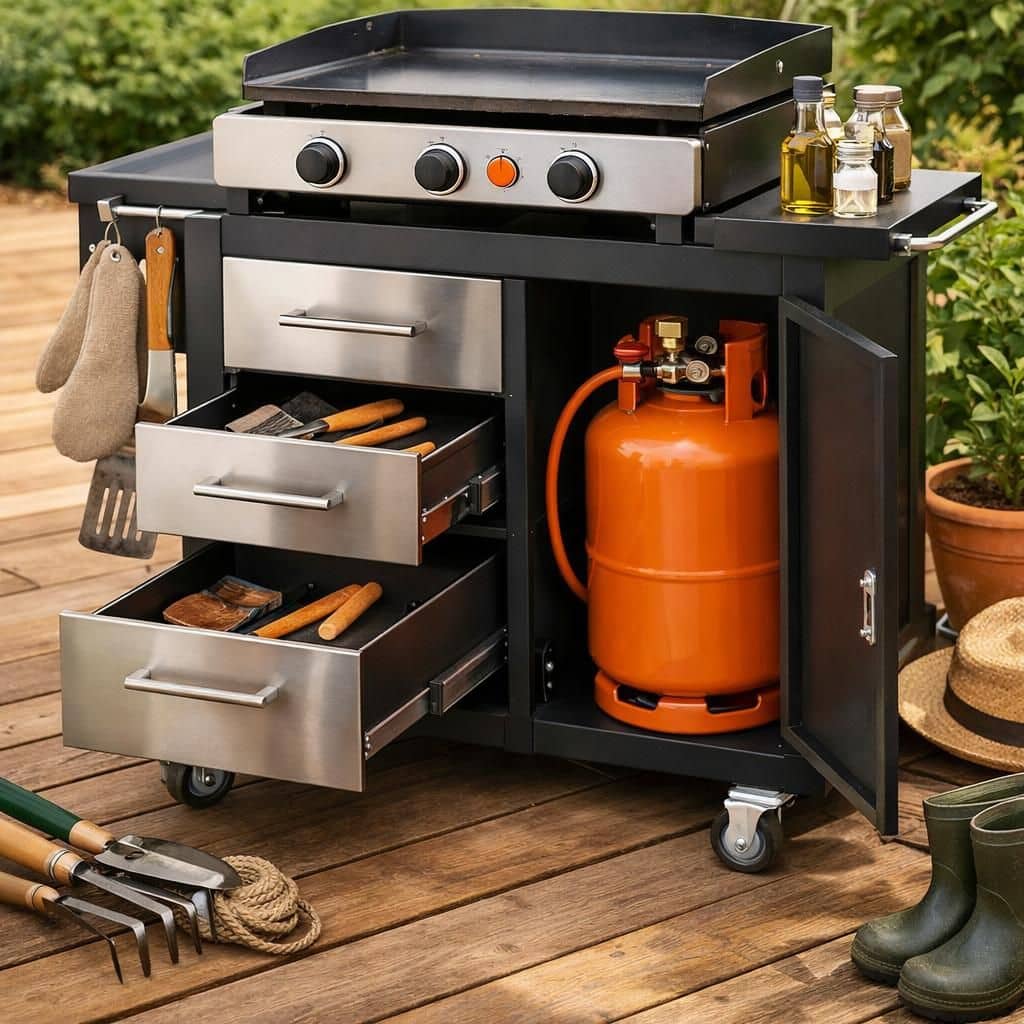 découvrez l'appareil de cuisson 2 en 1 alliant barbecue et plancha pour des repas conviviaux et savoureux. pratique, polyvalent et design, il révolutionne vos grillades.