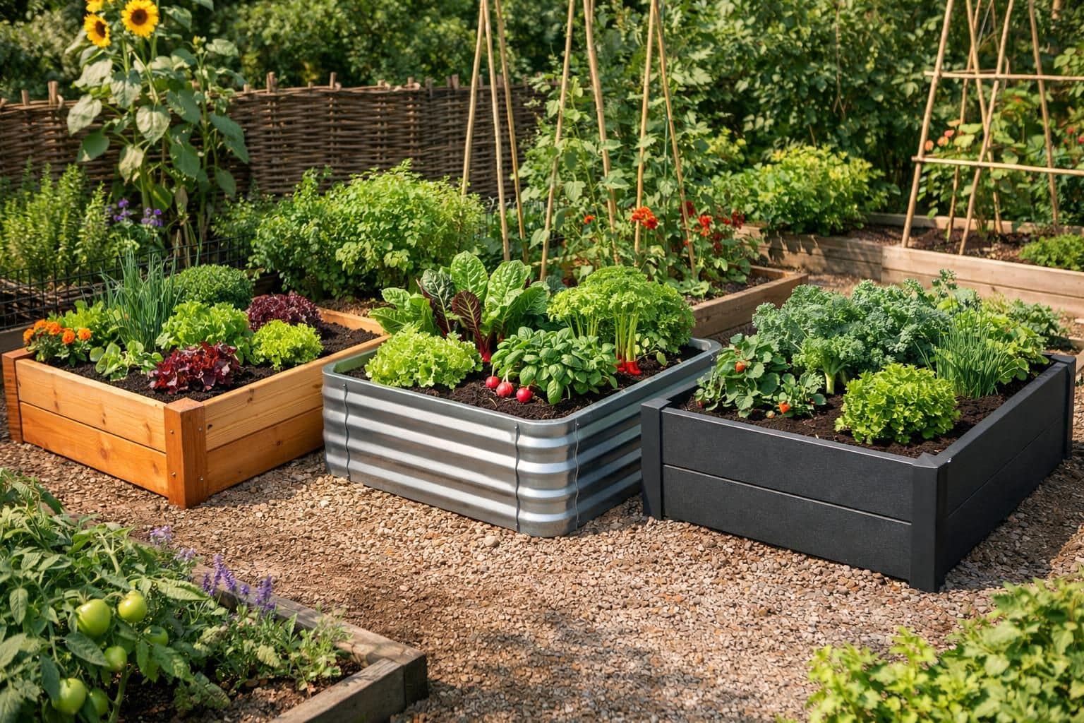 découvrez nos carrés potagers de 120x120 cm, parfaits pour maximiser votre espace jardinage en un coin compact et productif. cultivez facilement légumes, herbes et fleurs tout en optimisant votre espace extérieur.