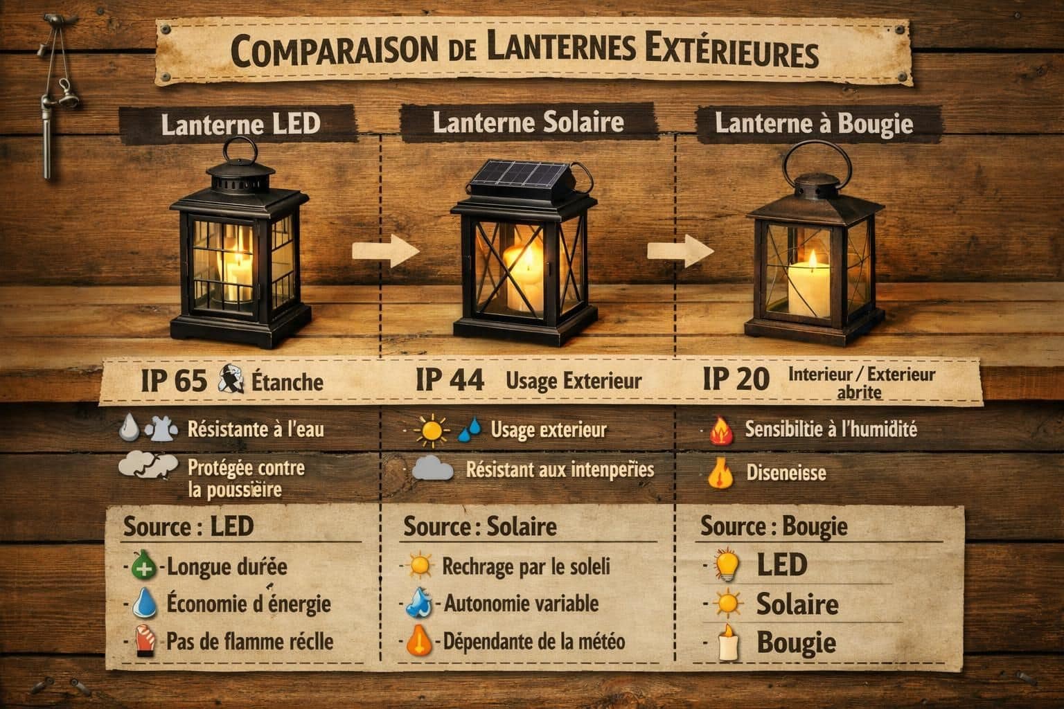 découvrez comment créer 5 ambiances uniques avec une lanterne d'extérieur à poser, pour sublimer votre jardin ou terrasse en toute simplicité.