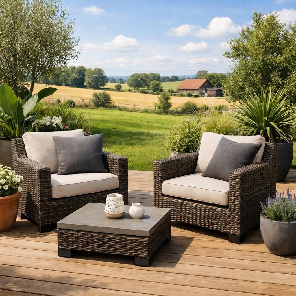 découvrez nos fauteuils de jardin design alliant élégance moderne et confort, adaptés à tous les budgets pour sublimer vos espaces extérieurs.