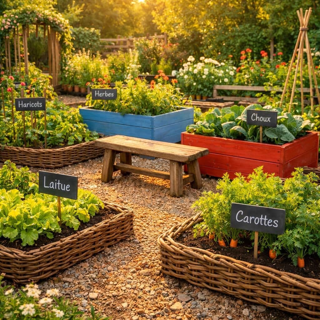 découvrez des idées astucieuses et décoratives pour transformer votre potager en un jardin unique et inspirant. conseils pratiques pour allier beauté et productivité.