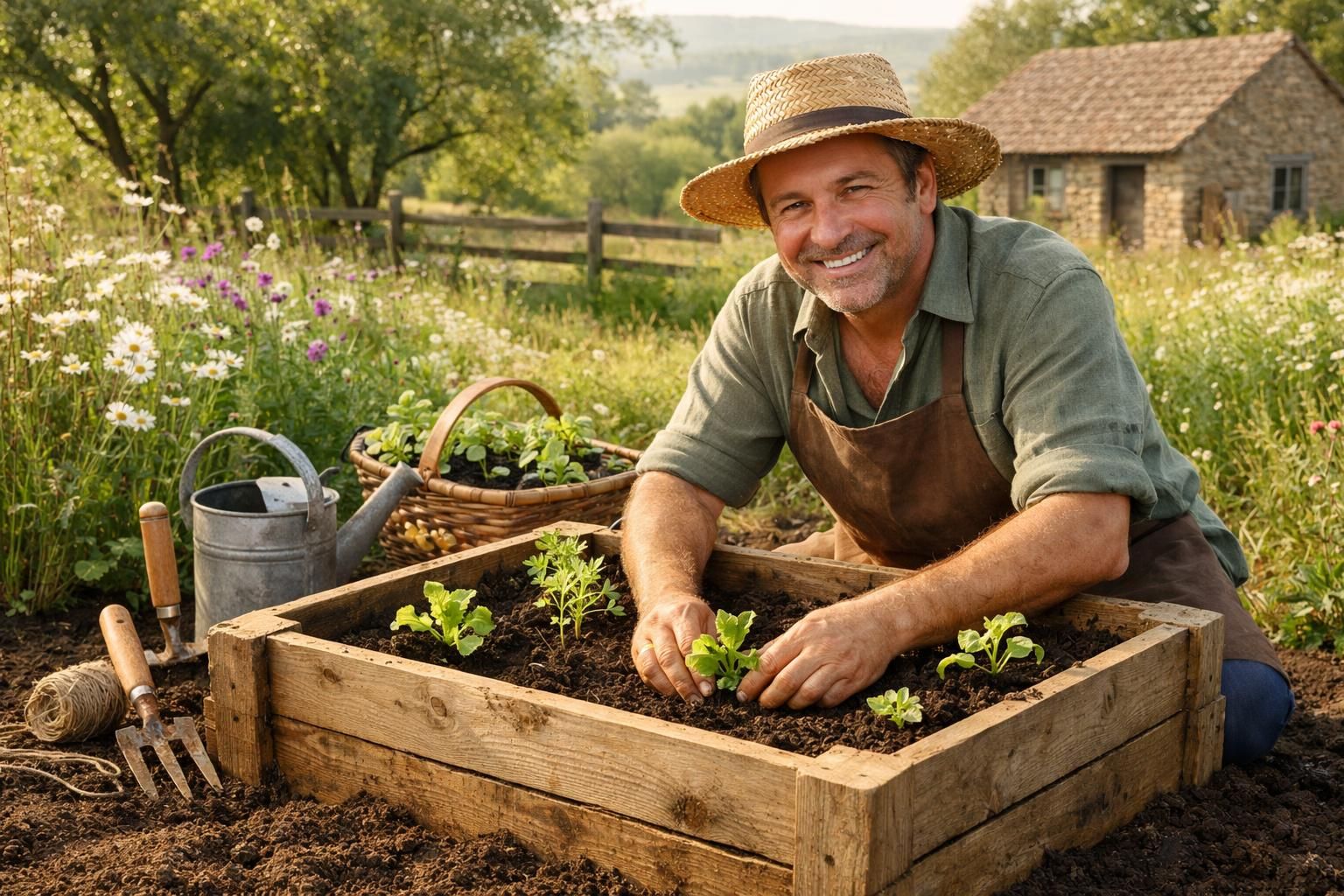 découvrez comment créer un carré potager en bois brut, naturel et sain pour un jardinage écologique et productif chez vous.
