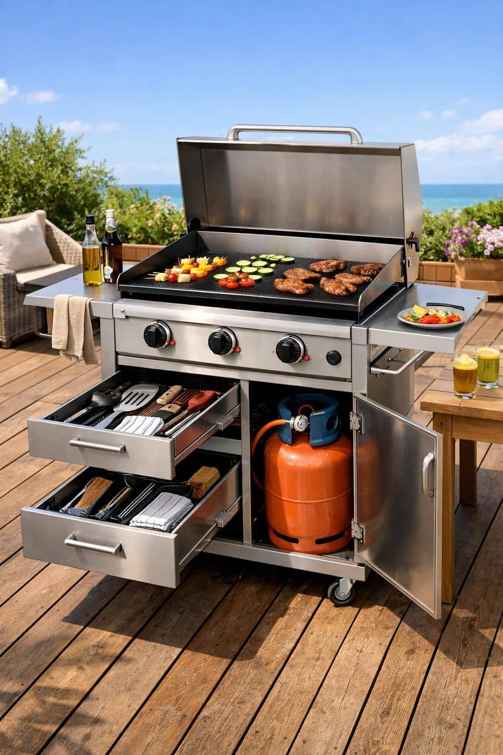 découvrez les avantages incontournables de la plancha gaz en inox, un choix judicieux pour des repas savoureux et faciles à préparer.