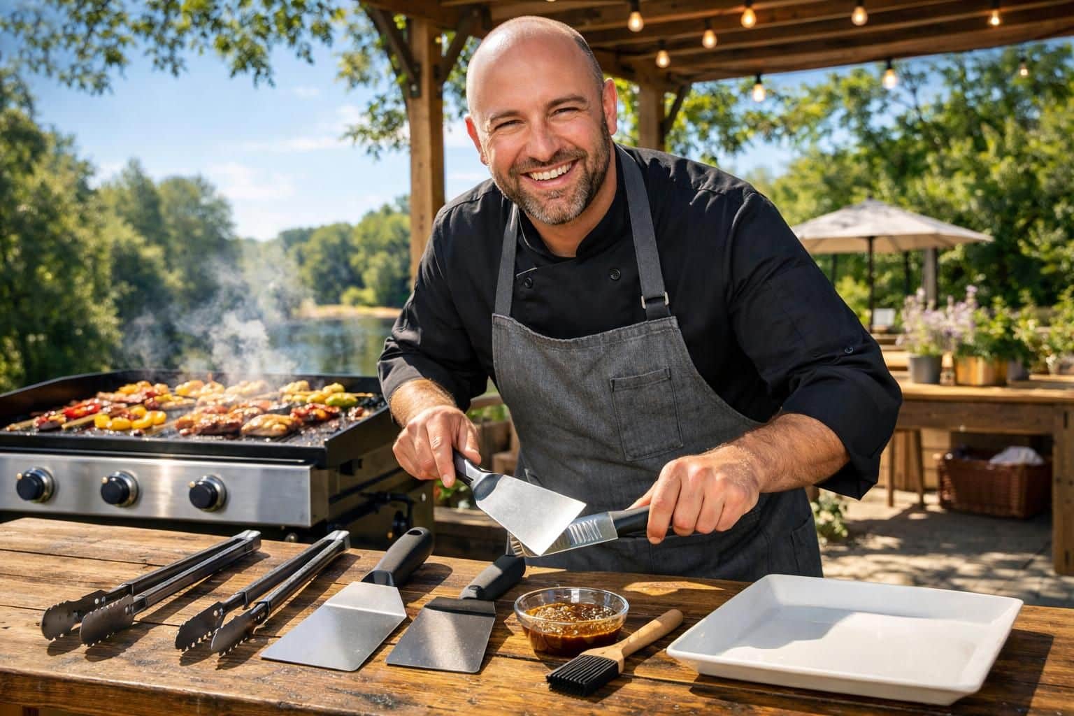 découvrez notre sélection d'experts des ustensiles incontournables pour plancha, pour réussir toutes vos grillades avec simplicité et efficacité.