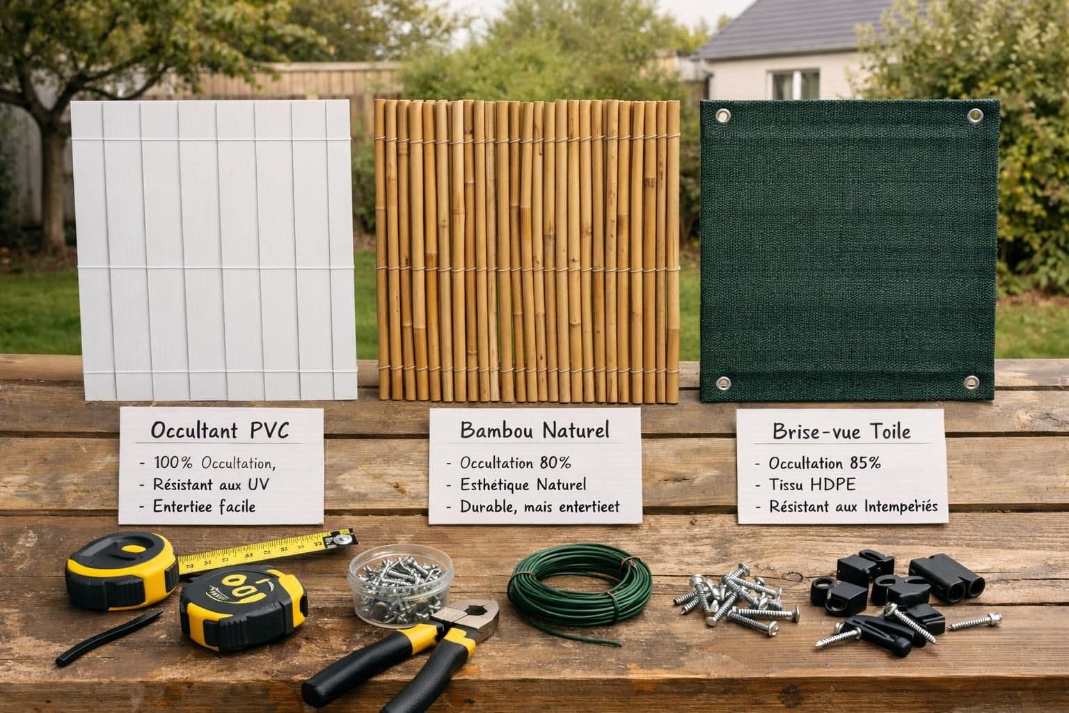 découvrez nos solutions élégantes pour l'occultation de grillage souple, alliant esthétisme et intimité pour un extérieur harmonieux.