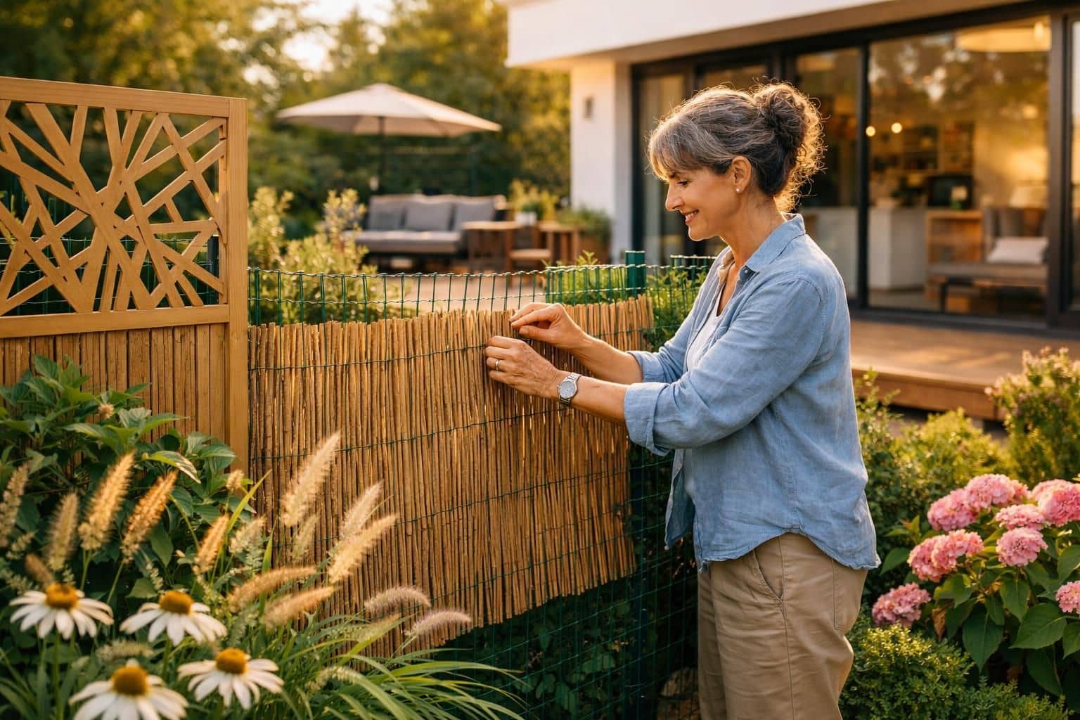 découvrez des solutions élégantes et efficaces pour l'occultation de votre grillage souple, alliant esthétique et intimité pour votre extérieur.