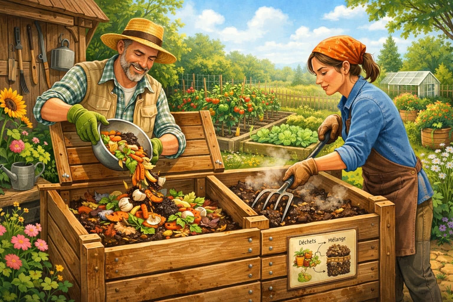 découvrez comment fonctionne un composteur avec notre guide pratique pour un compostage réussi. apprenez les astuces essentielles pour transformer vos déchets organiques en un engrais naturel efficace.