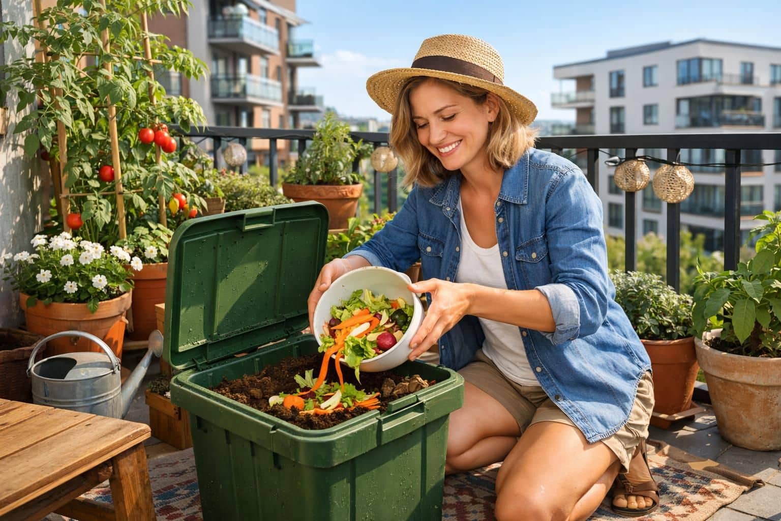 découvrez comment composter facilement sur votre balcon avec notre mode d'emploi et nos astuces pratiques pour un compostage réussi même en espace réduit.