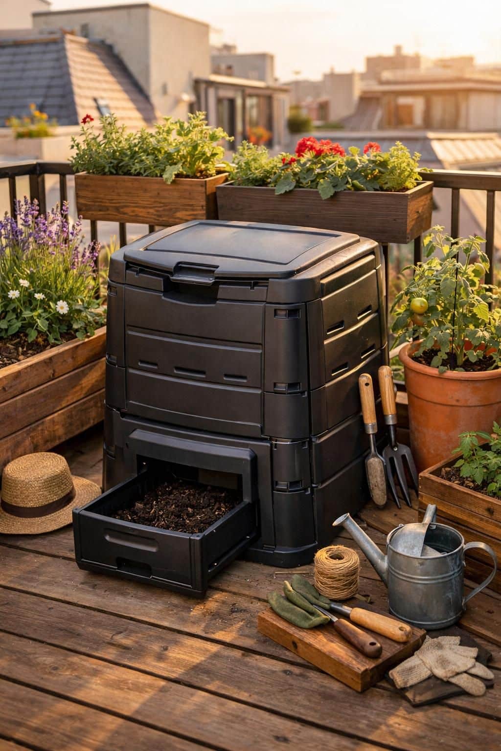 découvrez notre guide complet des meilleurs composteurs pour terrasse, avec des astuces pratiques pour bien les utiliser et transformer vos déchets en compost riche pour vos plantes.
