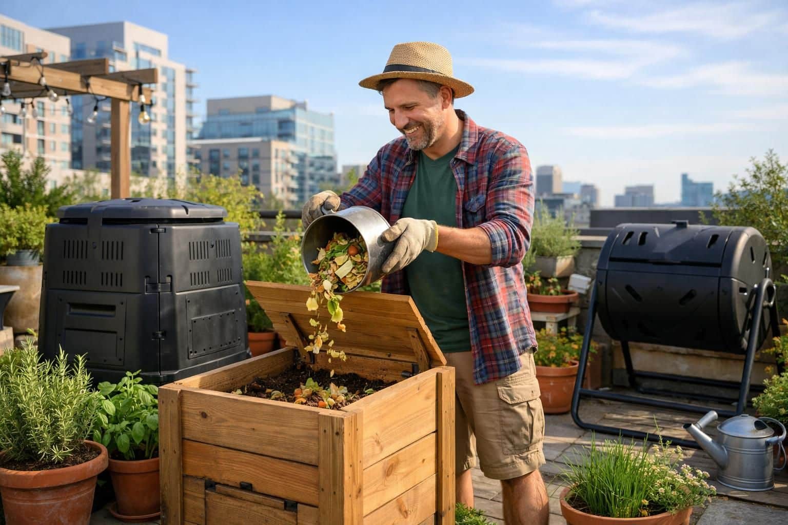 découvrez notre guide complet des meilleurs composteurs pour terrasse, avec des astuces pratiques pour bien les utiliser et transformer vos déchets en compost nutritif.