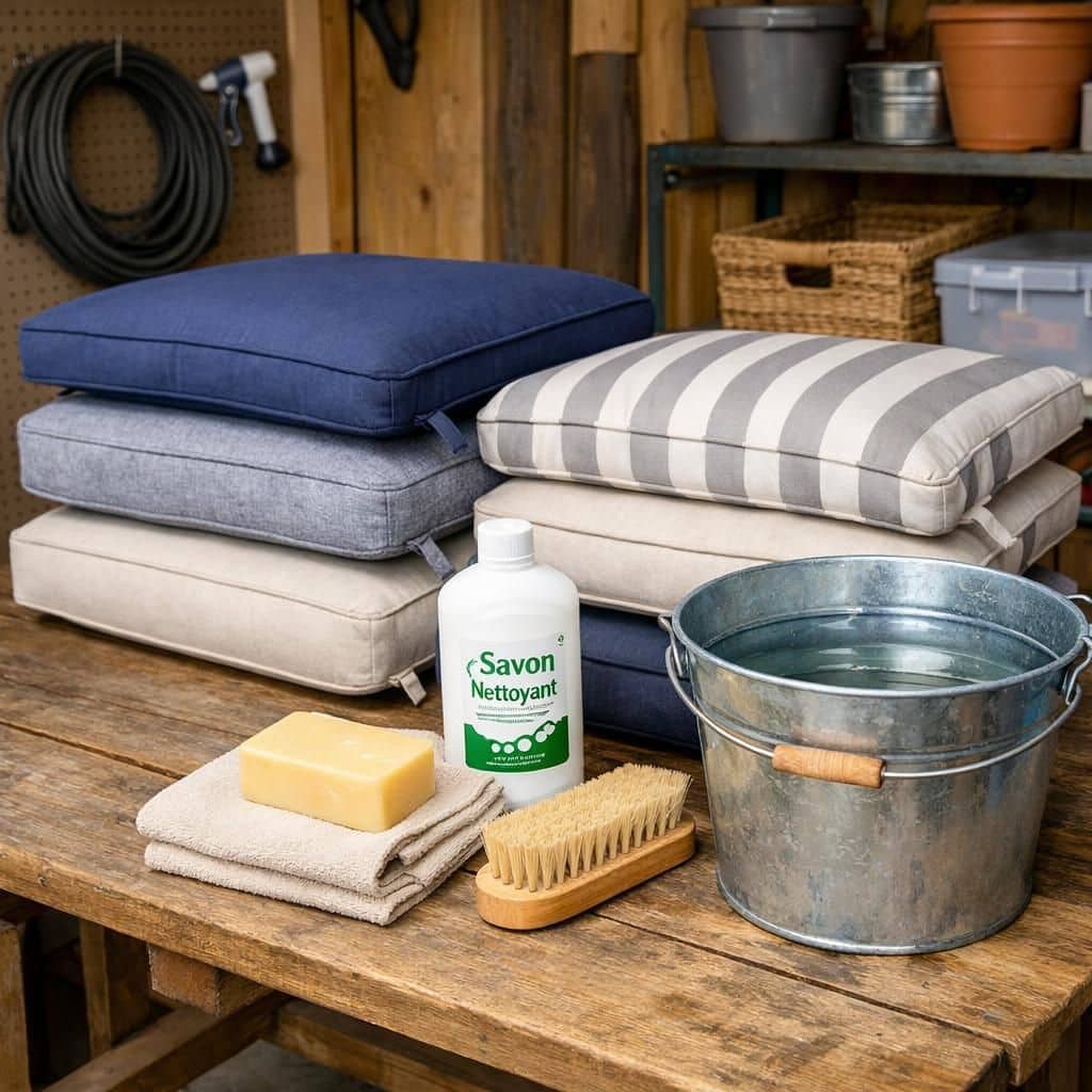 découvrez notre collection de coussins colorés pour fauteuils de jardin et apportez une touche de gaieté et de style à votre espace extérieur.