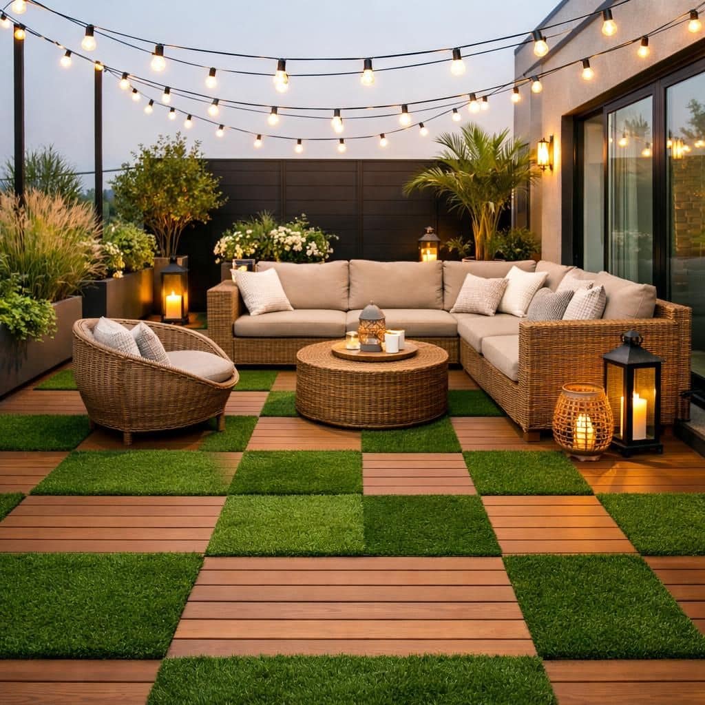 découvrez nos dalles de gazon synthétique pour sublimer et transformer facilement votre espace extérieur en un véritable havre de verdure, durable et esthétique.