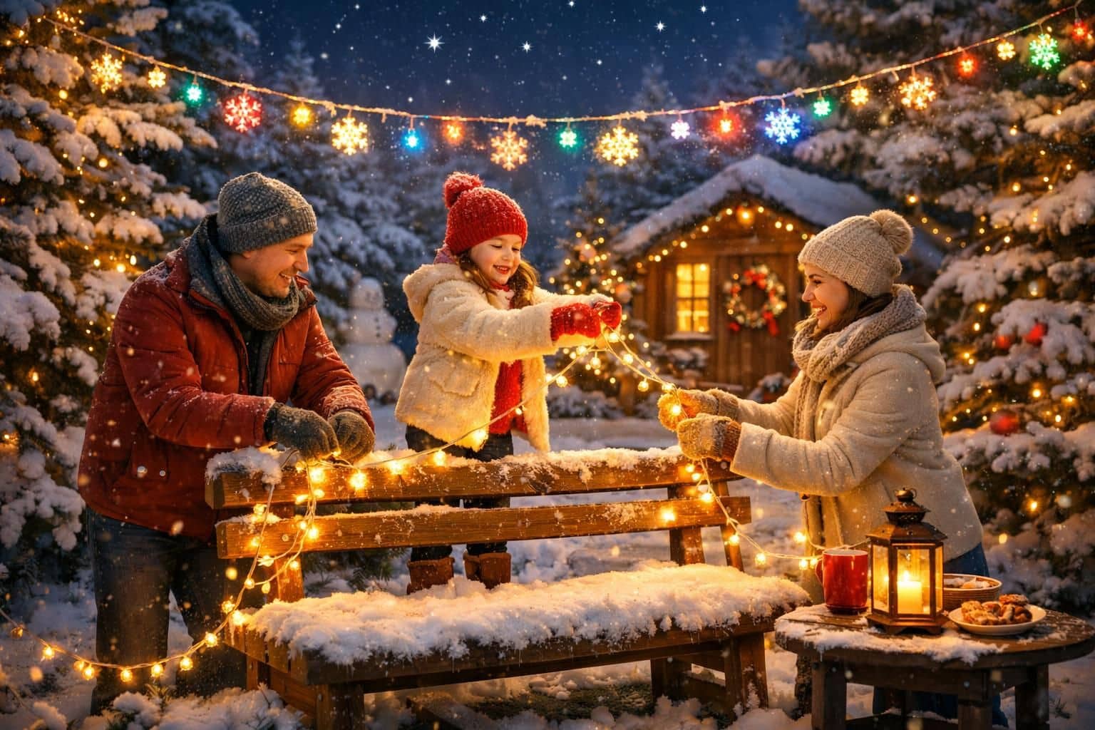 apportez une ambiance féerique à vos fêtes avec notre guirlande lumineuse magique pour l'extérieur, idéale pour noël. illuminez vos soirées et créez des souvenirs inoubliables.