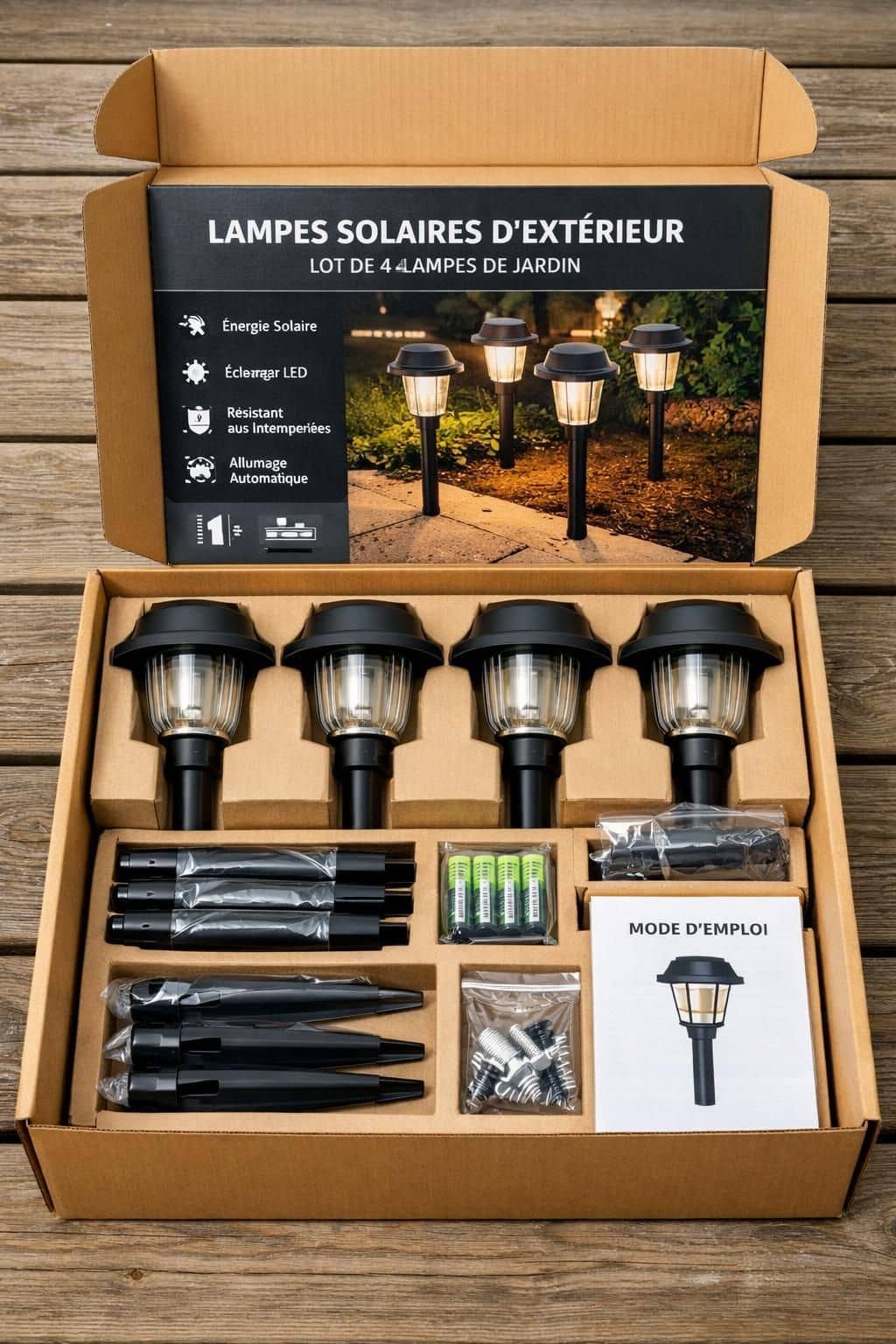 découvrez la lampe d'extérieur sans fil, alliant élégance et liberté pour illuminer vos soirées avec style et facilité.