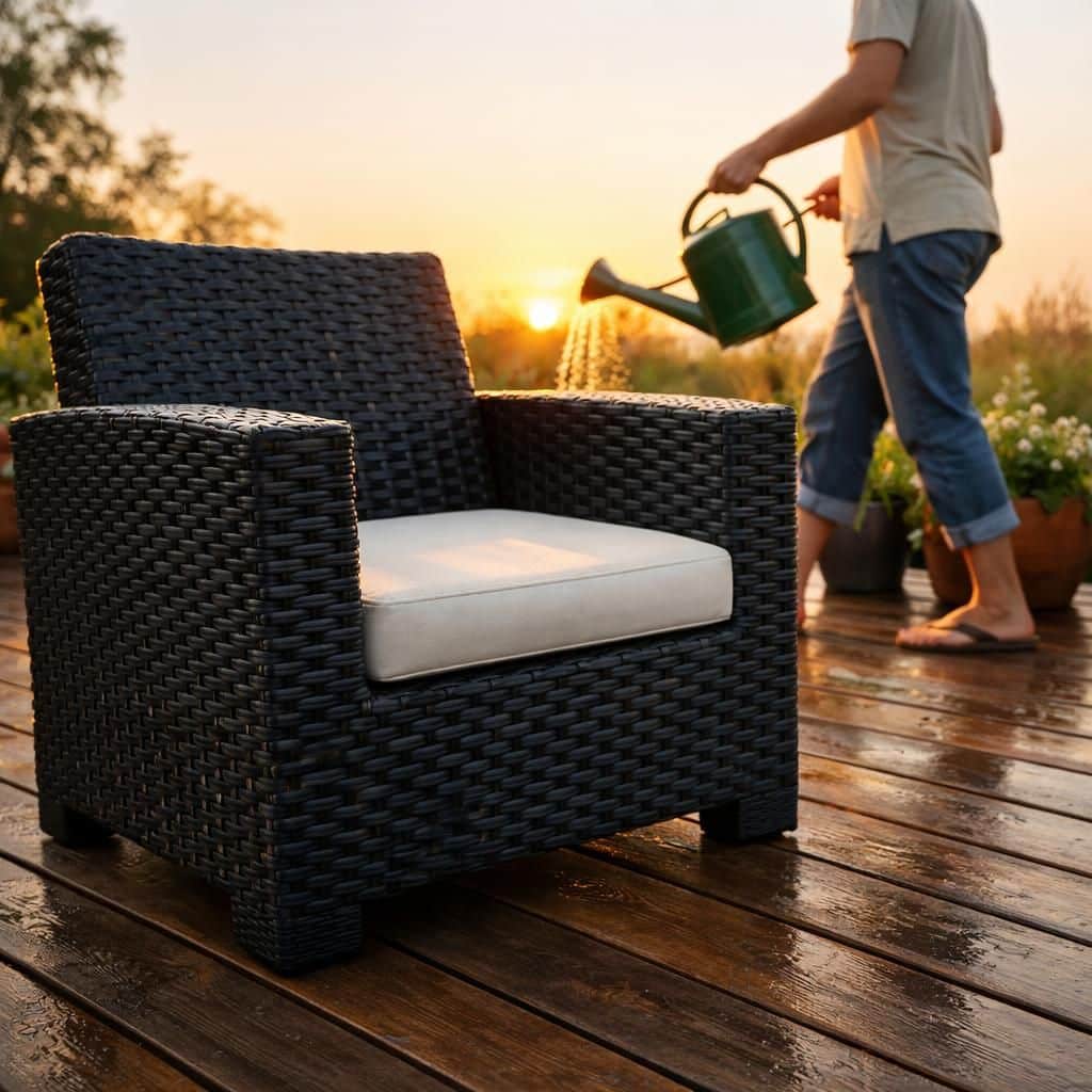 découvrez notre sélection de fauteuils de jardin en résine tressée alliant design moderne et tendance pour un extérieur élégant et confortable.