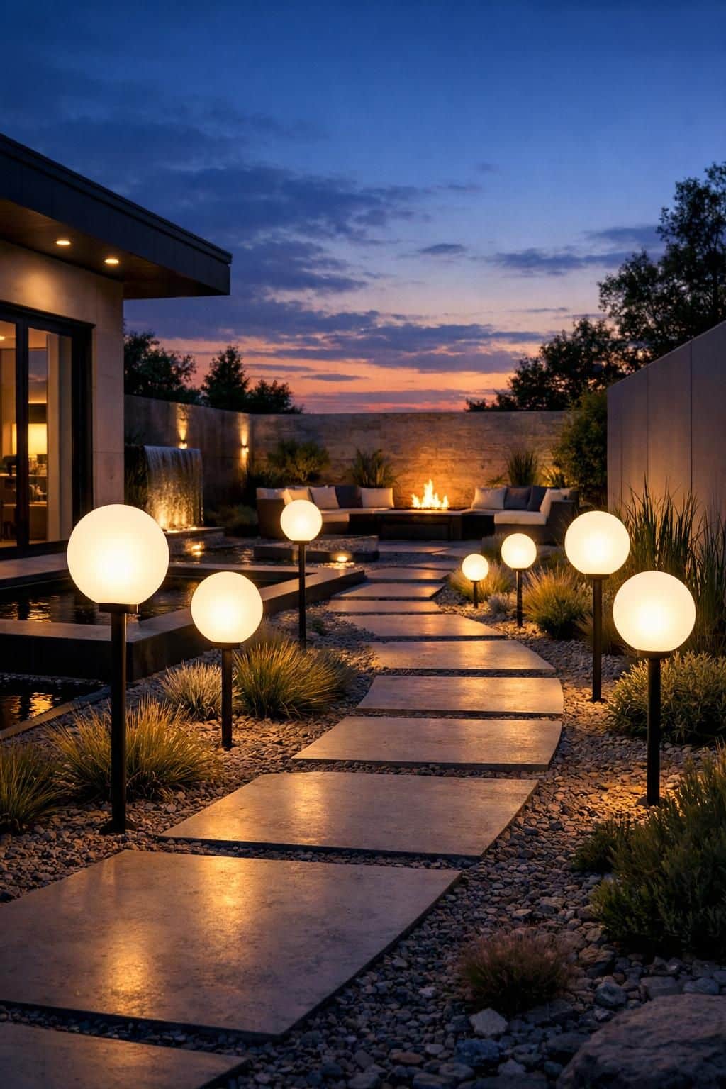 apportez une touche d'élégance et de lumière à votre jardin grâce à notre boule lumineuse design, parfaite pour créer une ambiance chaleureuse et unique.