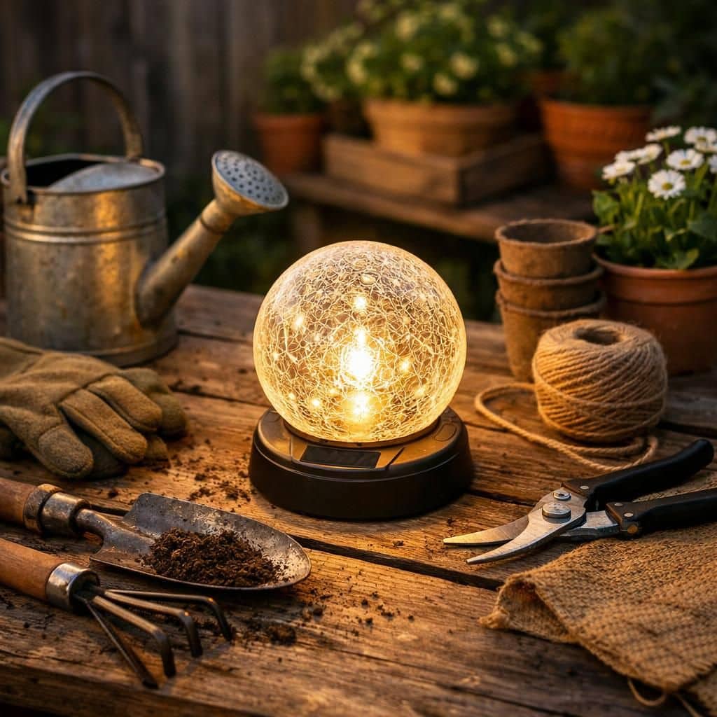 apportez une touche d'élégance et de lumière à votre jardin avec notre boule lumineuse design, idéale pour créer une ambiance chaleureuse et féerique en toutes saisons.