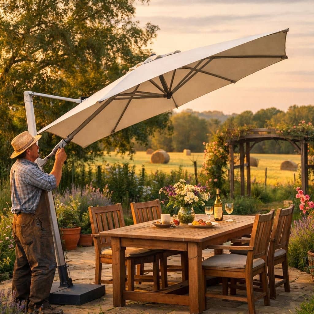 découvrez le parasol inclinable, l'accessoire essentiel pour vous protéger du soleil tout en profitant confortablement de l'été. ajustable et pratique, il vous accompagne lors de toutes vos journées en plein air.