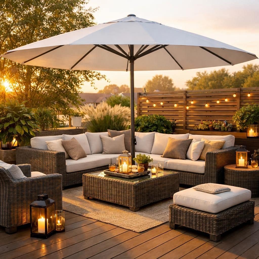 découvrez comment un parasol design peut transformer votre terrasse contemporaine en un espace élégant et confortable, alliant style et fonctionnalité.
