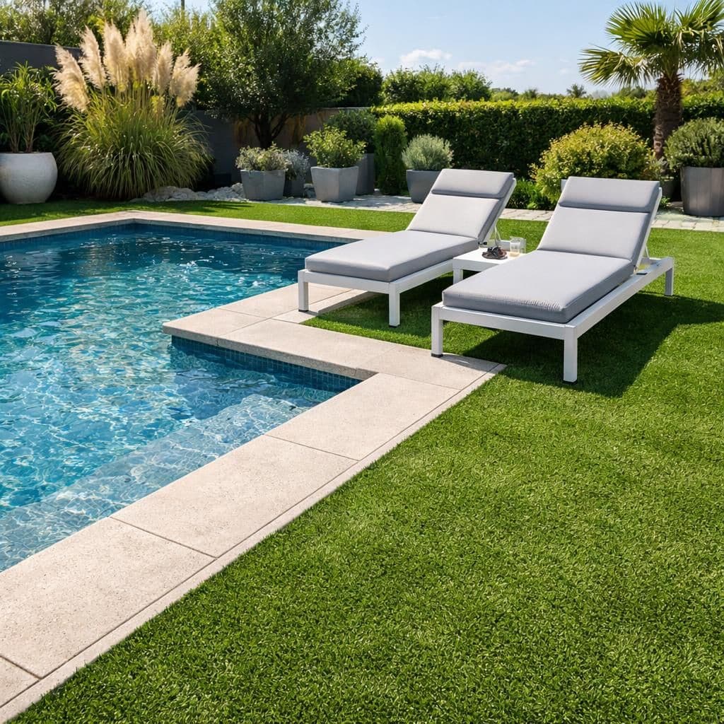 découvrez comment choisir le gazon synthétique idéal pour aménager les abords de votre piscine, alliant esthétique, confort et durabilité.